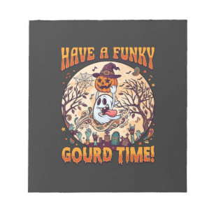 Bloc-note Avoir un moment de citrouille funky Halloween Fant