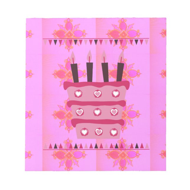 Bloc-note Ayez un merveilleux anniversaire heureux (Devant)