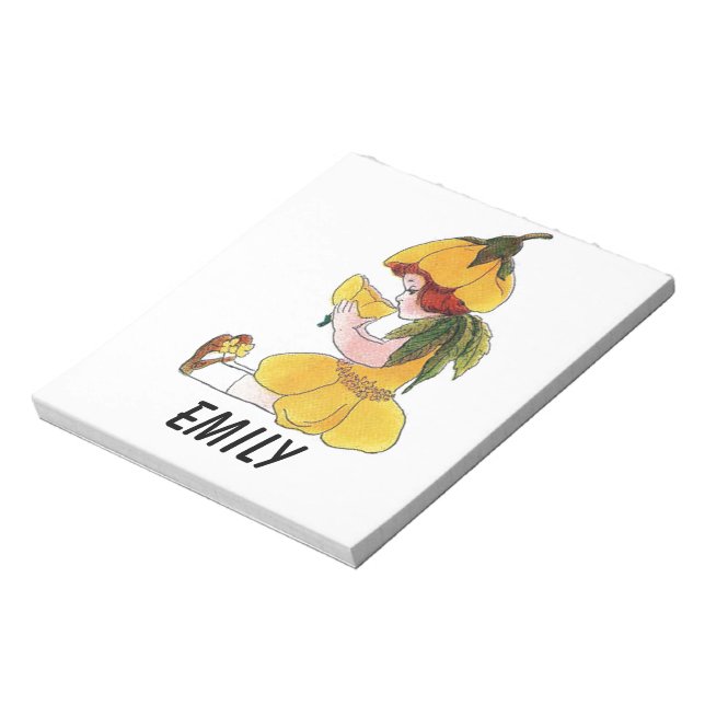 Bloc-note Babcup Flower Child Funny Cute Little Girl (Tourné)