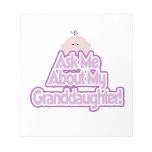 Bloc-note Baby Girl Posez une question sur mes cadeaux de pe