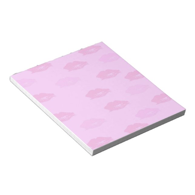 Bloc-note Baisers roses (Incliné)
