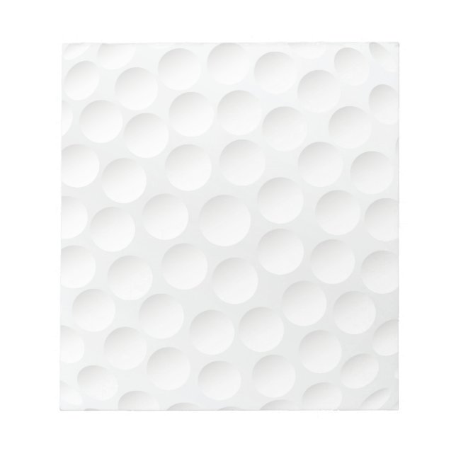 Bloc-note balle de golf (Devant)