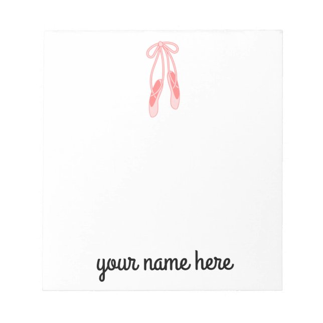Bloc-note Ballerina Notepad for Girls (Devant)
