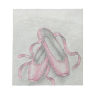 Bloc-note ballet shoes