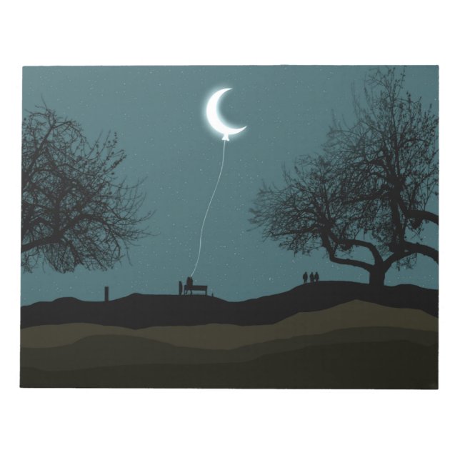 Bloc-note Ballons de lune (Devant)