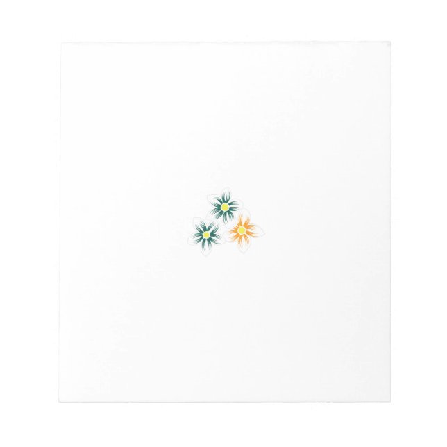 Bloc-note Banane jaune, bleu foncé vert, décoratif (Devant)