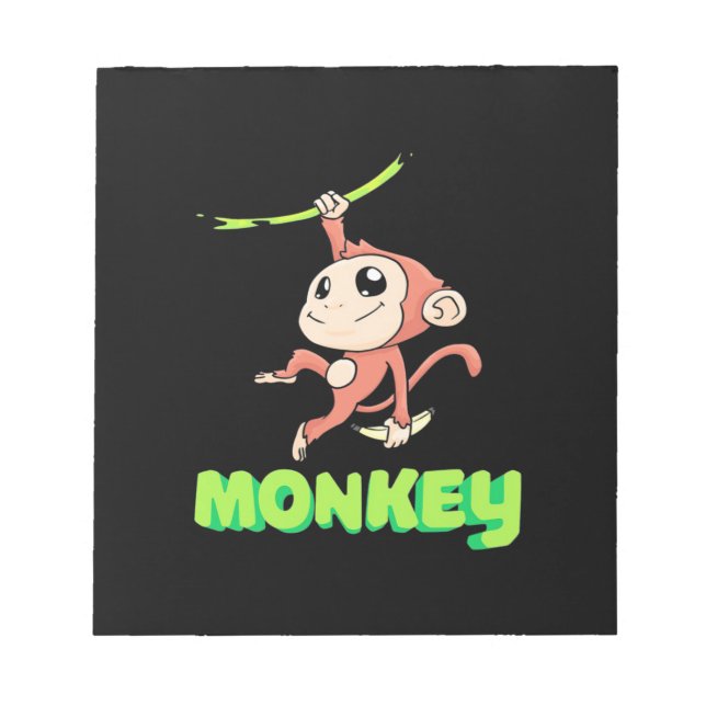 Bloc-note Banane singe (Devant)