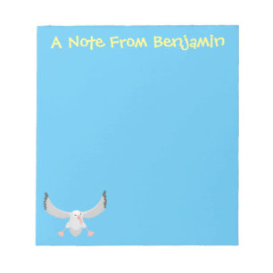Bloc-note Bande dessinée de l'oiseau mûre albatros
