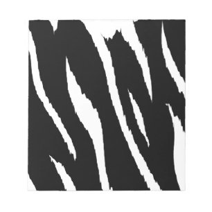 Bloc-note Bande noire et blanche
