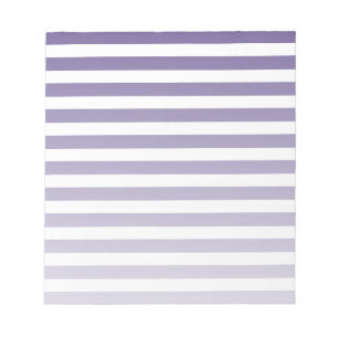 Bloc-note Bandes de bonbons ultra violettes et blanches