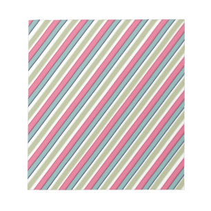 Bloc-note Bandes de couleurs délicates