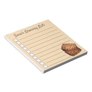 Bloc-note Bara Brith Welsh Pain Specké Pain Fruit Pain Pain