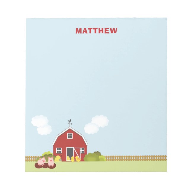 Bloc-note Barnyard (Devant)