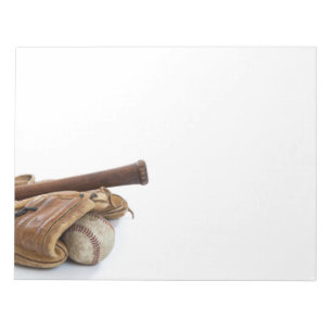Bloc-note Base-ball vintage et batte