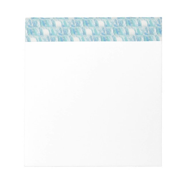 Bloc-note Beachy Blue Checks (Devant)