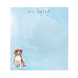 Bloc-note Beagle d'été