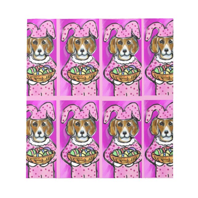 Bloc-note Beagle EASTER (Devant)