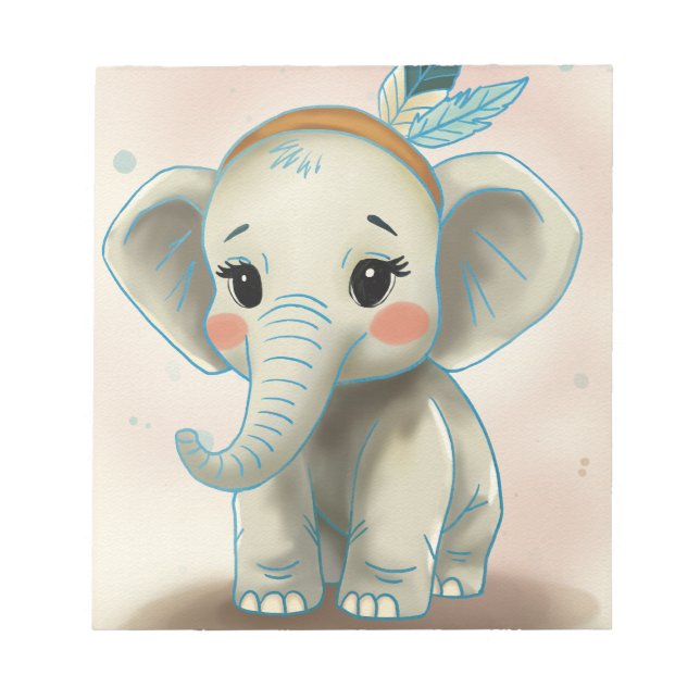 Bloc-note Bébé éléphant (Devant)