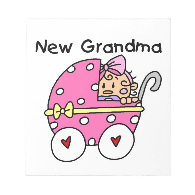 Bloc-note Bébé Fille Nouveau grand-mère Cadeaux (Devant)