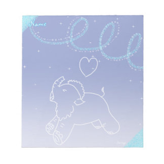 Bloc-note Bébé Mammoth yawning