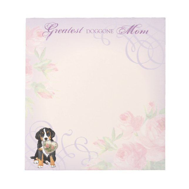 Bloc-note Berner Heart Mom (Devant)