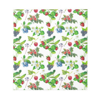 Bloc-note Berry Garden Spring Forest Cute Cottage Art unique
