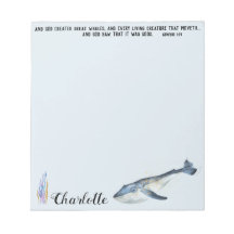 Bible de baleine mignonne Verse cadeau chrétien po