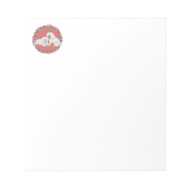 Bloc-note Bichon Frise (Devant)