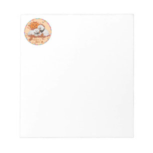 Bloc-note Bichon Frise Halloween