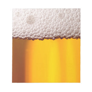 Bloc-note Bière Closeup Boisson Party Motif jaune