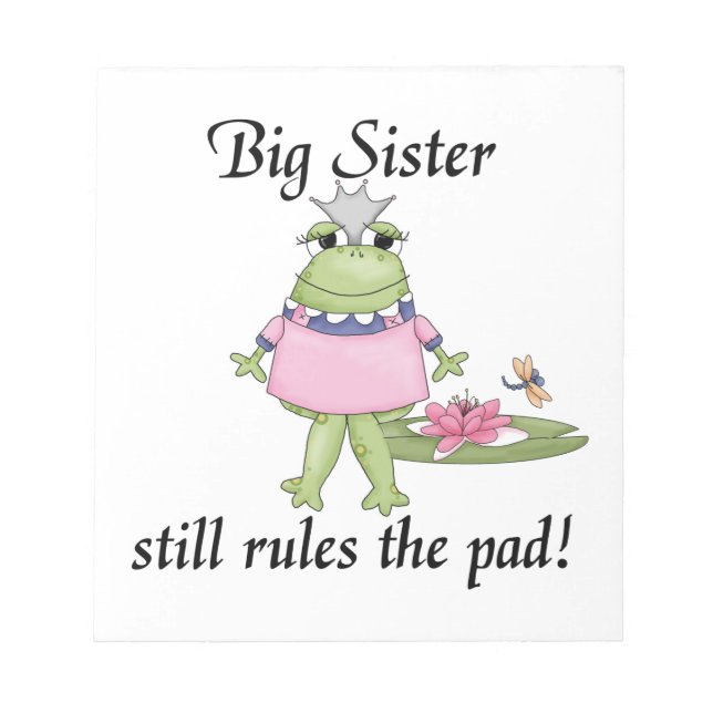 Bloc-note Big Sister gouverne les cadeaux de Pad (Devant)
