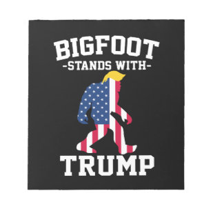 Bloc-note Bigfoot Se Déplace Avec Les Élections Trump De 202