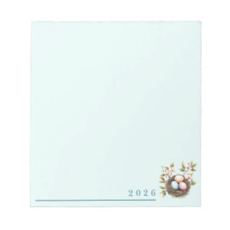 Bloc-note Bird's Nest Springtime Notepad