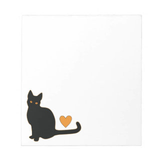 Bloc-note Black Cat Love