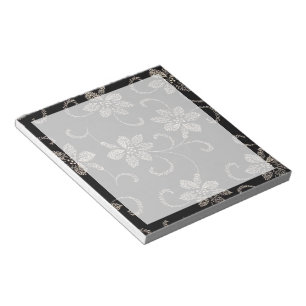 Bloc-note Black Floral Toss
