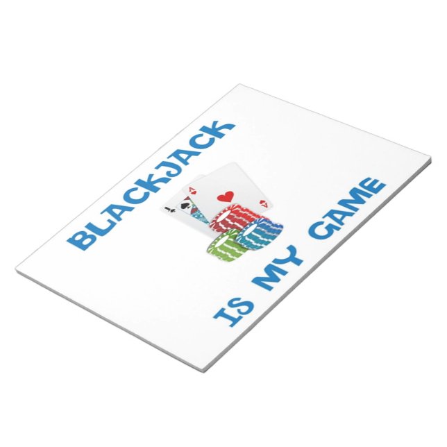 BLOC-NOTE BLACKJACK EST MON JEU (Incliné)