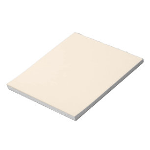 Bloc-note Blanc antique (couleur solide) 