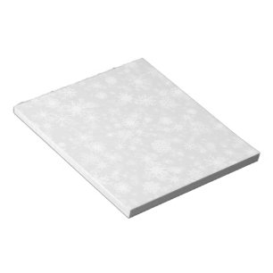 Bloc-note Blanc neige