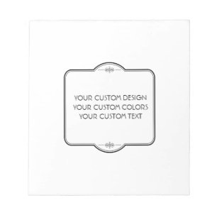 Bloc-note BLANC Votre Design Ici -