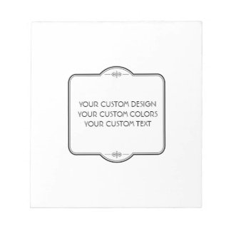 Bloc-note BLANC Votre Design Ici -