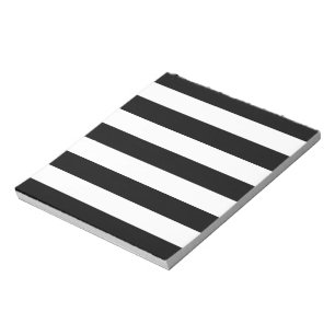 Bloc-note Blancs Et Noirs Élégants