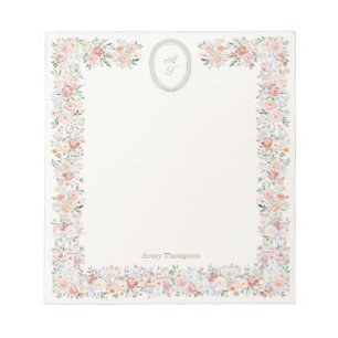 Bloc-note Blason Fleur Cottage
