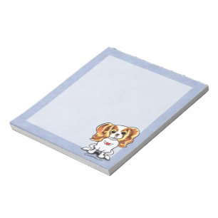 Bloc-note Blenheim CKCS peu de balancier