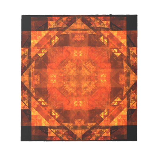 Bloc-note Blessing Abstrait Art Notepad (Devant)