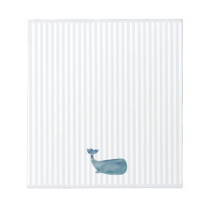 Bloc-note Bleu Baleine Bleue Barrière