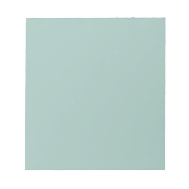 Bloc-note Bleu d'oeuf de canard cool - ajouter son propre te (Devant)