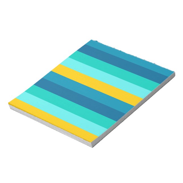 Bloc-note Bleu jaune Océan Gris citron (Tourné)