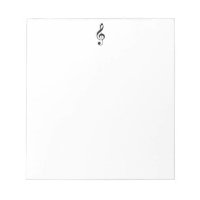 Bloc - notes de clef triple