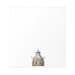 Bloc-note Bloc - notes de pagoda de Chinoiserie