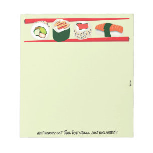 Bloc-note Bloc - notes de sushi